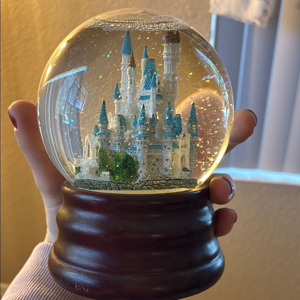 Disney Castle Musical Snow Globe